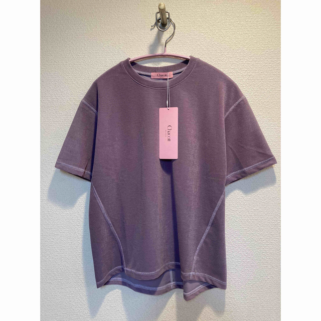 CHACOTT(チャコット)のChacott BALANCE パイルTシャツ ライラック レディースのトップス(Tシャツ(半袖/袖なし))の商品写真