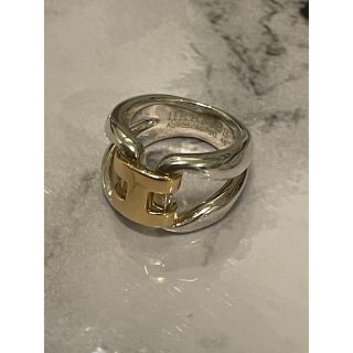 エルメス レアモデル!ヴィンテージ Hモチーフリング シルバー925 49