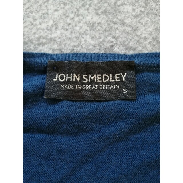 JOHN SMEDLEY - JOHN SMEDLEY ジョンスメドレー コットン Vネック T