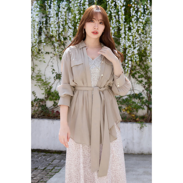 Her lip to - herlipto Cotton-blend Voile Sheer Shirtの通販 by hlt ...