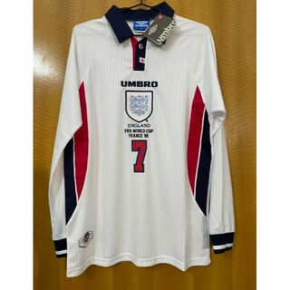 UMBRO - サッカー　1998 イングランド代表 ベッカム　ユニフォーム