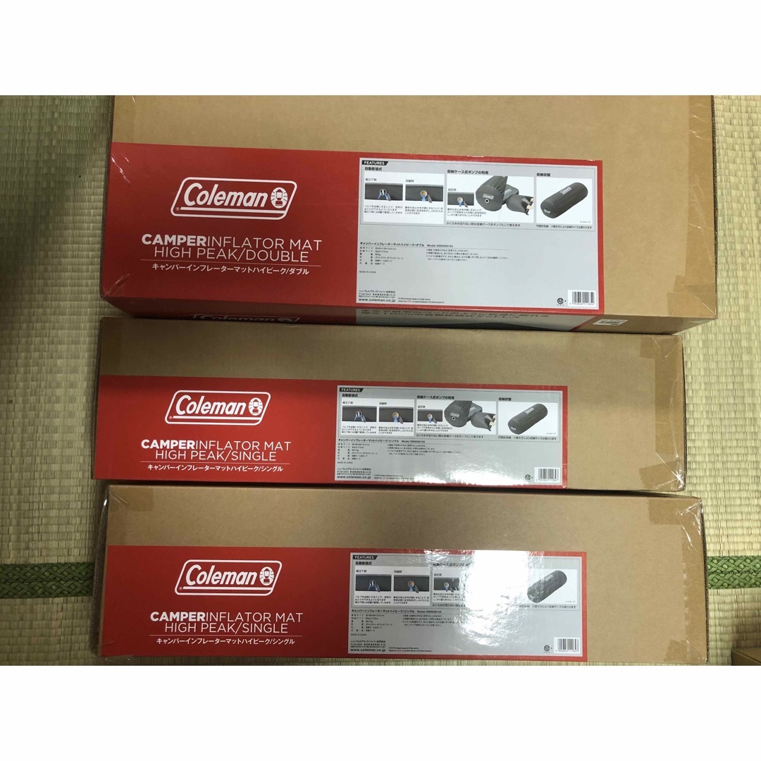 Coleman - コールマン キャンパーインフレーターマットシングル 2個