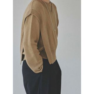 【TODAYFUL】Layered Slit Knit'レイヤードスリットニット