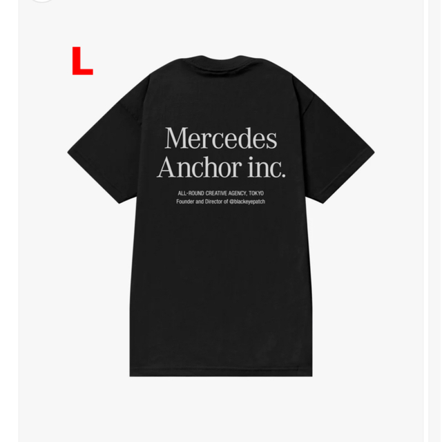 Mercedes Anchor Inc. Tシャツ ブラックメンズ