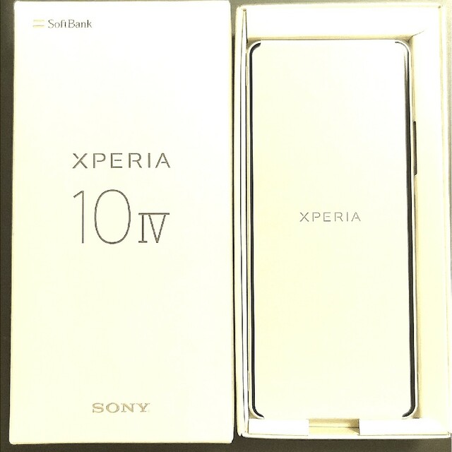 SONY(ソニー)の新品未使用完品 SONY Xperia 10 IV ホワイト 128GB スマホ/家電/カメラのスマートフォン/携帯電話(スマートフォン本体)の商品写真