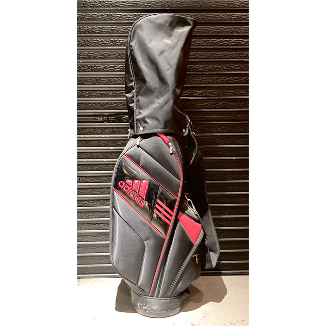 【激安】ゴルフクラブ一式　フルセット　レトロ　　adidas ゴルフバッグ　美品