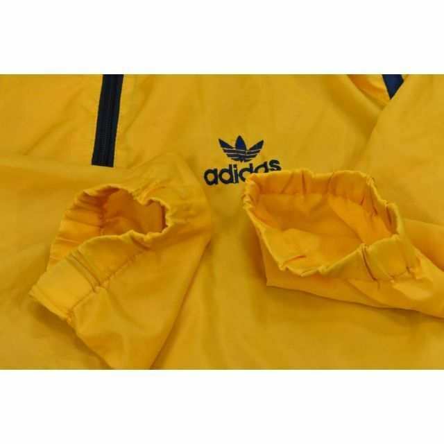 アディダス 80s パーカ ｃ5562 レアカラー黄色 ビンテージ adidas