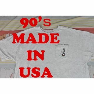 ヘインズ(Hanes)のヘインズ 90’ｓ ポケットＴシャツ 12527ｃ USA製 ビンテージ 00(Tシャツ/カットソー(半袖/袖なし))