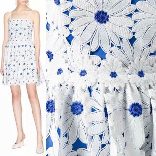 アリスアンドオリビア(Alice+Olivia)の新品 alice+olivia マーガレット 刺繍レース ワンピース ドレス(ミニワンピース)