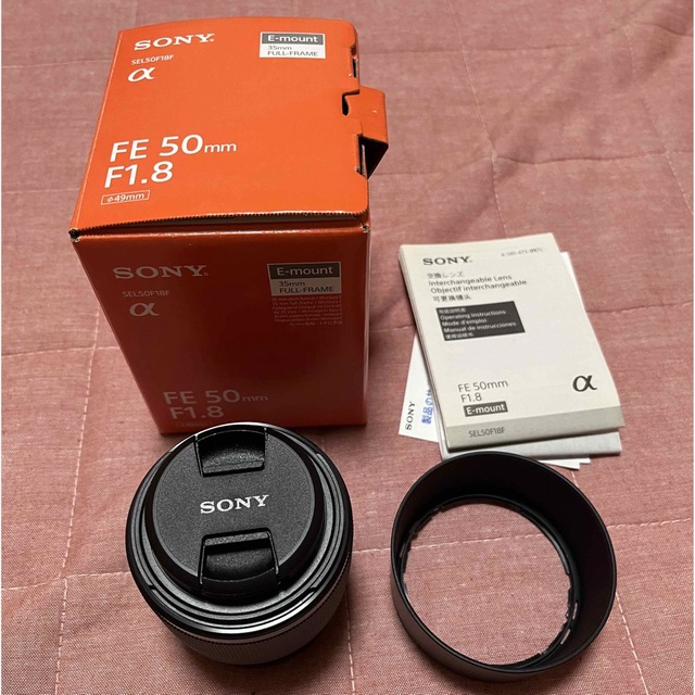 【美品】SONY SEL50F18F FE50mm F1.8　防湿庫保管