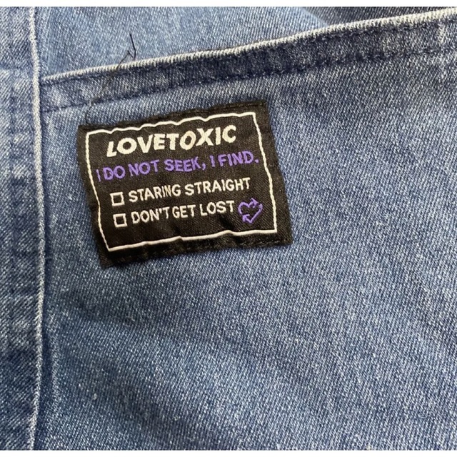 lovetoxic(ラブトキシック)のLOVE TOXIC デニムロングスカートM150 キッズ/ベビー/マタニティのキッズ服女の子用(90cm~)(スカート)の商品写真