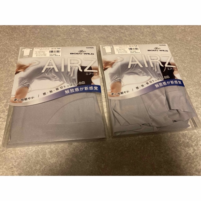 GUNZE(グンゼ)の⭐️tenshan様専用⭐️BODY WILD エアーズ　グンゼ Tシャツ　2枚 メンズのトップス(Tシャツ/カットソー(半袖/袖なし))の商品写真