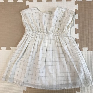 ジャンニバレンチノ(GIANNI VALENTINO)のTAO フランス子供服　白のワンピース　90サイズ(ワンピース)