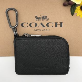 コーチ(COACH)のCOACH ★大人気★ Lジップ キーケース ブラック カードケース 新品(キーケース)