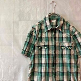 リーバイス(Levi's)のリーバイスレッドタブ ウエスタンシャツ チェック 硝子ボタン ステッチ ジップ(シャツ)