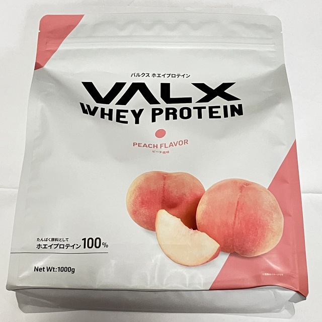 VALX バルクス ホエイプロテイン ピーチ風味  山本義徳 1kg