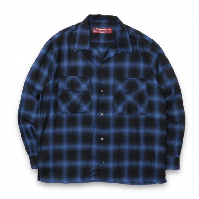 HIDE AND SEEK(ハイドアンドシーク)のHIDE AND SEEK Ombre Check Shirt キムタク着　L メンズのトップス(シャツ)の商品写真