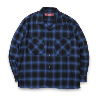 HIDE AND SEEK - HIDE AND SEEK Ombre Check Shirt キムタク着 Lの通販