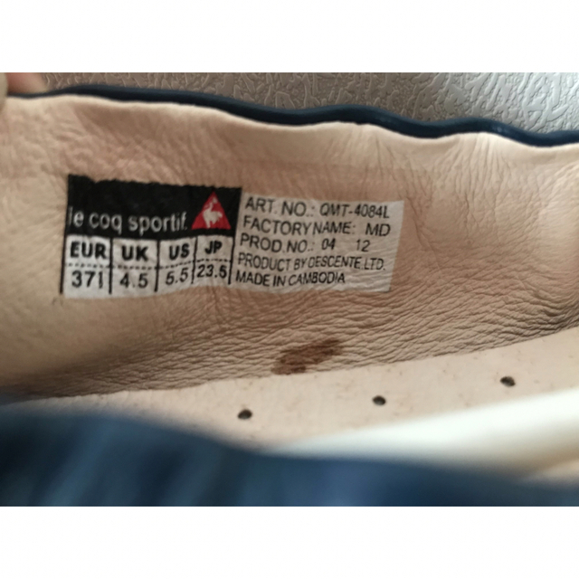 le coq sportif(ルコックスポルティフ)のルコック　フラットシューズ　カステラーヌ　23.5㎝ レディースの靴/シューズ(スリッポン/モカシン)の商品写真