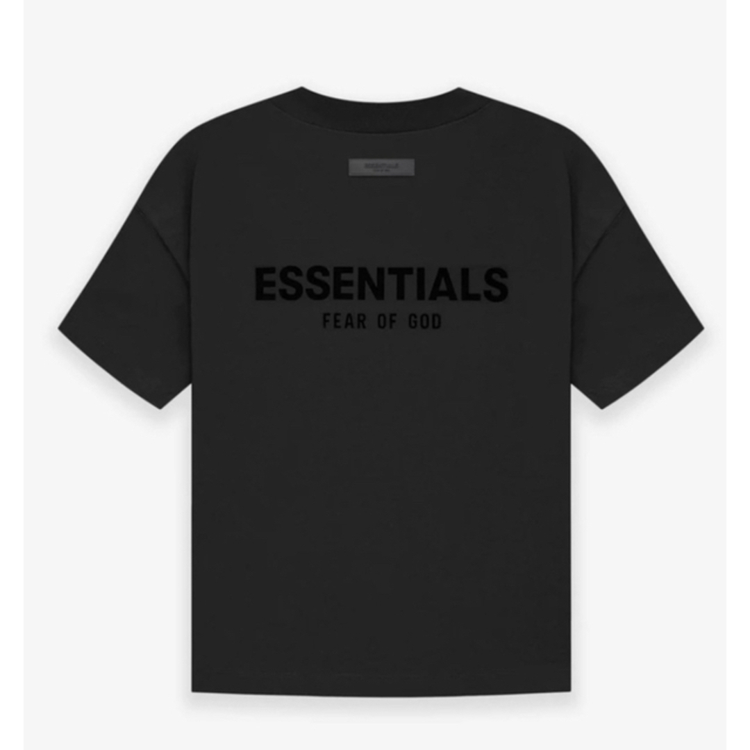 FEAR OF GOD(フィアオブゴッド)のESSENTIALS エッセンシャルズ Tシャツ 半袖 正規品 XL ブラック メンズのトップス(Tシャツ/カットソー(半袖/袖なし))の商品写真