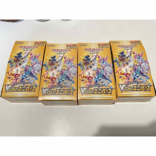 ポケモンカードゲーム　vstarユニバース 4box シュリンクなし