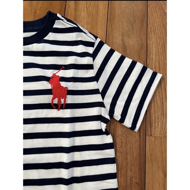 POLO RALPH LAUREN(ポロラルフローレン)の未使用　ポロ　ラルフローレン　ボーダー Tシャツ　120 キッズ/ベビー/マタニティのキッズ服男の子用(90cm~)(Tシャツ/カットソー)の商品写真