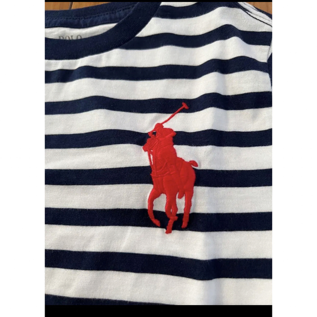 POLO RALPH LAUREN(ポロラルフローレン)の未使用　ポロ　ラルフローレン　ボーダー Tシャツ　120 キッズ/ベビー/マタニティのキッズ服男の子用(90cm~)(Tシャツ/カットソー)の商品写真