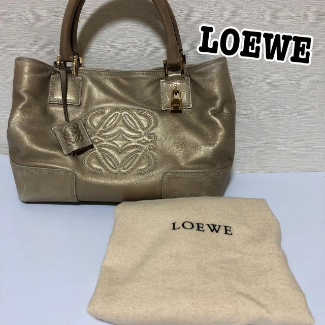 【良品】LOEWEロエベ　アマソナ　ハンドバッグ　トートバッグ　保存袋付き