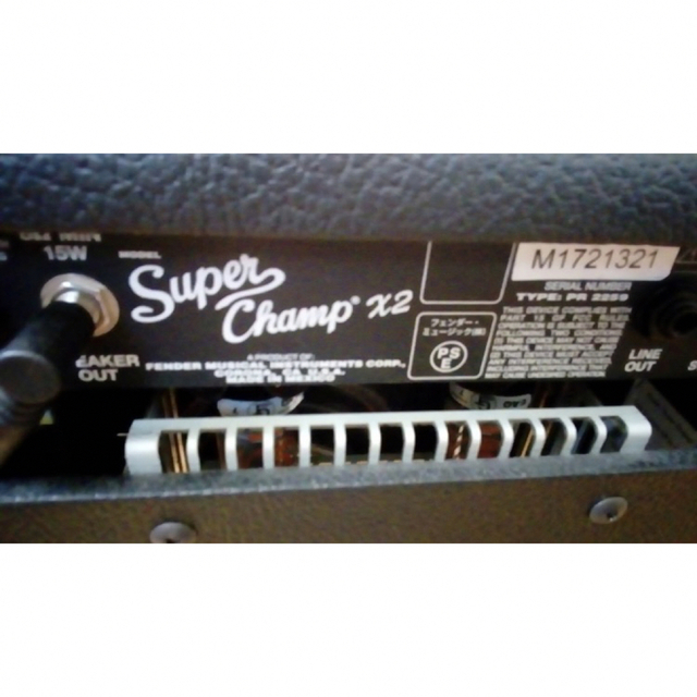 人気買付 Fender SUPER CHAMP X2 フェンダー ギターアンプ チューブ