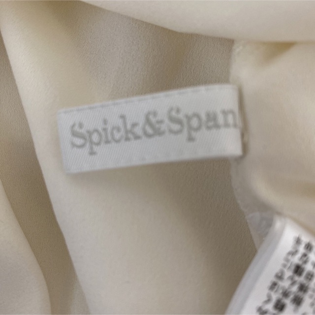 【美品】Spick and Span スピックアンドスパン　ブラウス　ホワイト