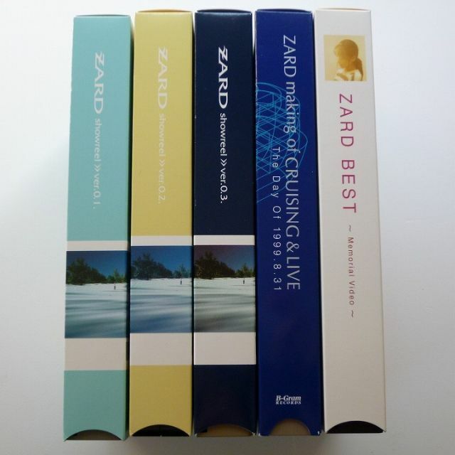 VHS ビデオテープ ZARD 坂井泉水 5巻セット 再生確認済みの通販 by