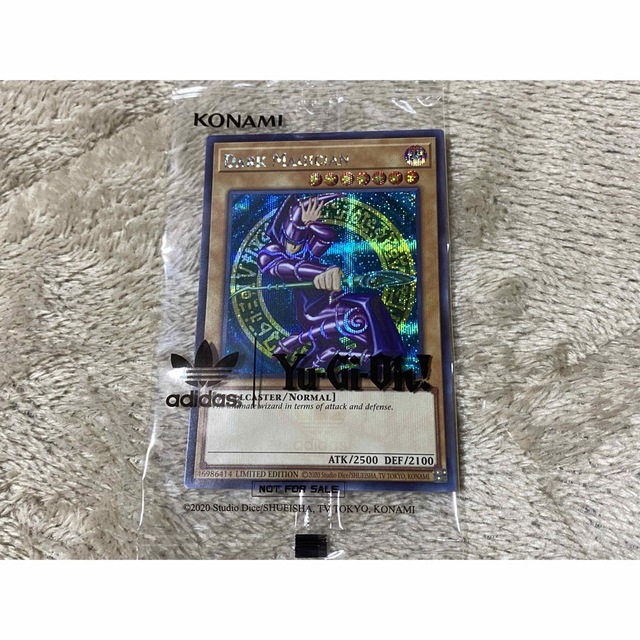 遊戯王 アディダス ダークマジシャン カード 未開封 新品 カードのみ