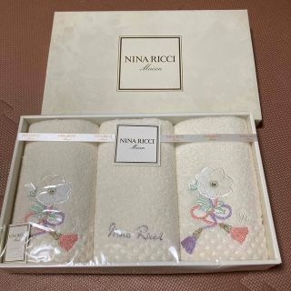 ニナリッチ(NINA RICCI)のNINA RICCI ニナリッチ フェイスタオル3枚セット(タオル/バス用品)