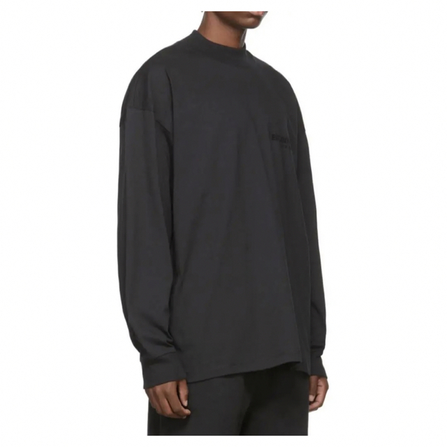 FEAR OF GOD(フィアオブゴッド)のFOG Essentials 両面ロゴ ロンT ブラック XXS メンズのトップス(Tシャツ/カットソー(七分/長袖))の商品写真