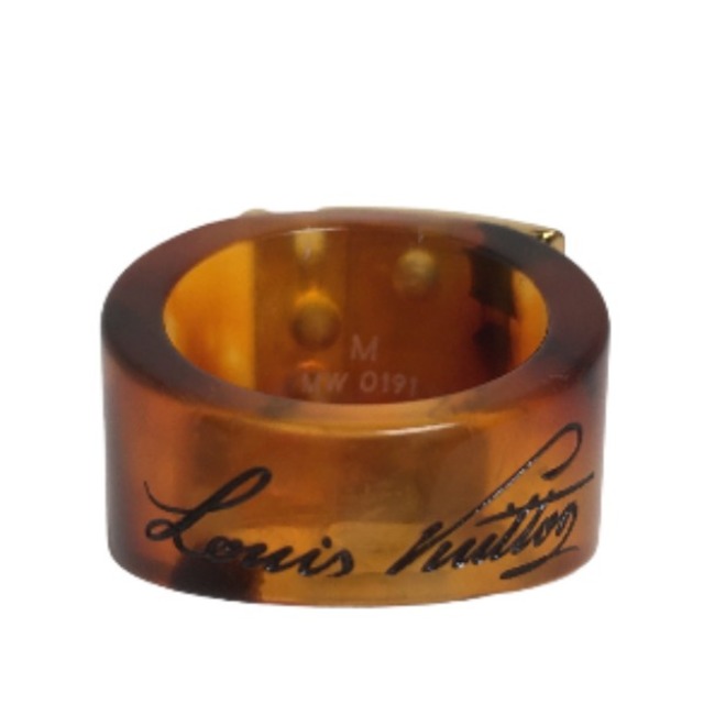 LOUIS VUITTON(ルイヴィトン)のルイヴィトン M65203 リング・指輪 ブラウン  LOUIS VUITTON バーグロックミーリング Mサイズ メンズのアクセサリー(リング(指輪))の商品写真