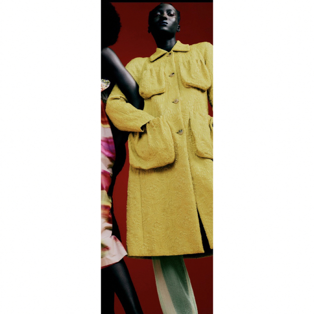 22SS DRIES VAN NOTEN RUNWAY ジャガードコート-