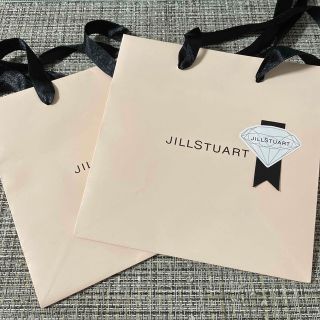 ジルスチュアート(JILLSTUART)のジルスチュアート　ショッパー2枚セット　ピンク　紙袋　プレゼントにも！(ショップ袋)