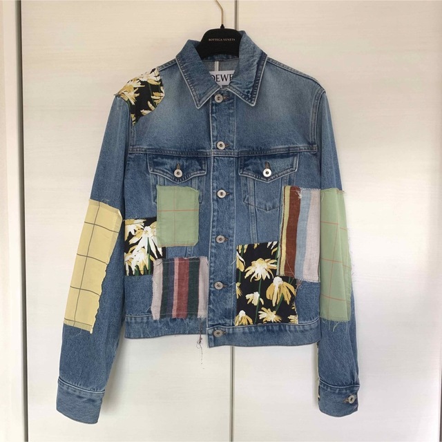 LOEWE - 2021 Loewe Paula's Ibiza パッチワークデニムジャケットの
