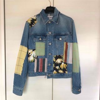LOEWE - 2021 Loewe Paula's Ibiza パッチワークデニムジャケットの