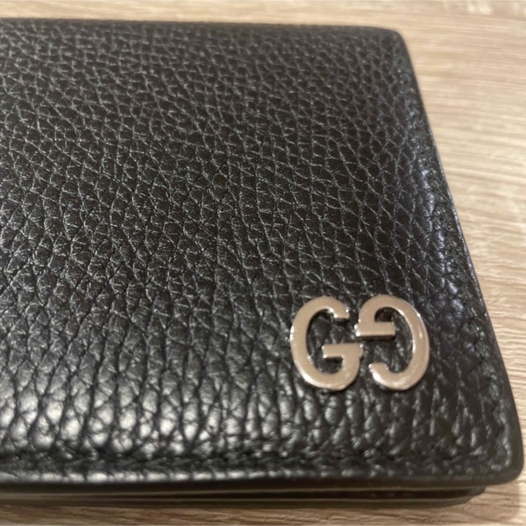 正規品☆グッチ 札入れ 黒 プチマーモント メンズ バッグ 財布 小物-