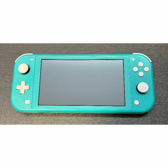 箱と充電器付(247) 整備済み 本体のみ Switch Lite ターコイズ エンタメ/ホビーのゲームソフト/ゲーム機本体(携帯用ゲーム機本体)の商品写真