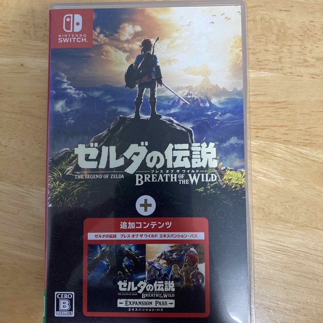 Nintendo Switch(ニンテンドースイッチ)のゼルダの伝説 ブレス オブ ザ ワイルド ＋ エキスパンション・パス Switc エンタメ/ホビーのゲームソフト/ゲーム機本体(家庭用ゲームソフト)の商品写真