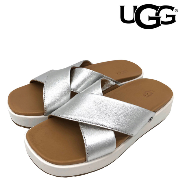 アグ UGG サンダル ASHTON SLIDE スライド ラバーソール クロスベルト レディース 靴 シューズ 2023年春夏新作 1136765