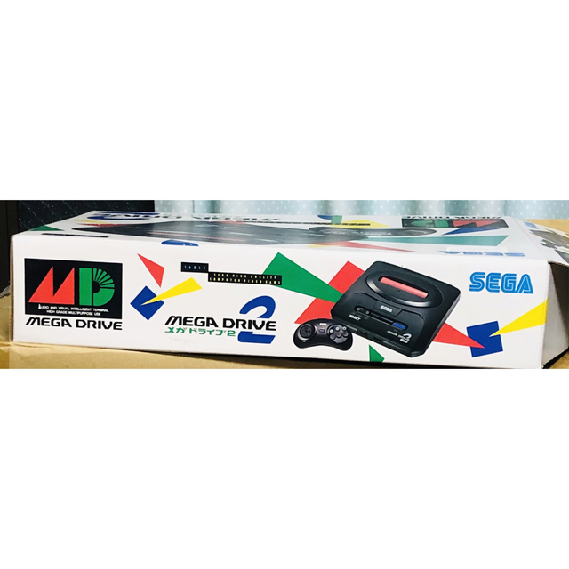 SEGA(セガ)のメガドライブ2 箱のみ エンタメ/ホビーのゲームソフト/ゲーム機本体(家庭用ゲーム機本体)の商品写真