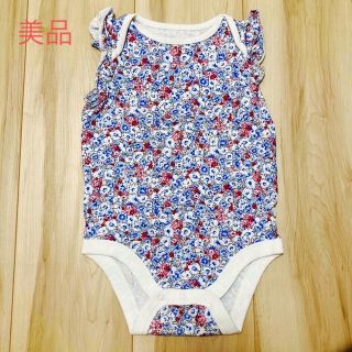 ベビーギャップ(babyGAP)のbabyGAP 花柄ボディ(ロンパース)