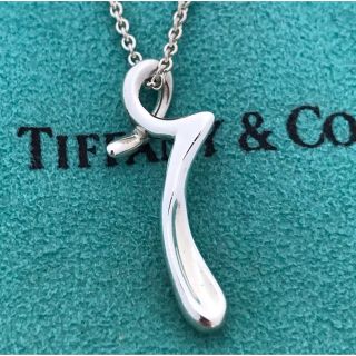 ティファニー(Tiffany & Co.)のTiffany ポリュームイニシャルr ロング チェーンネックレス美品(ネックレス)