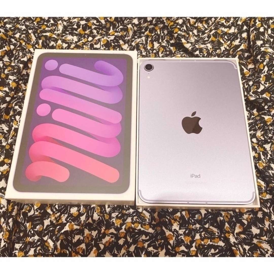 iPad - iPad mini6 64GB Cellular 第6世代 パープル ペン付きの通販 by