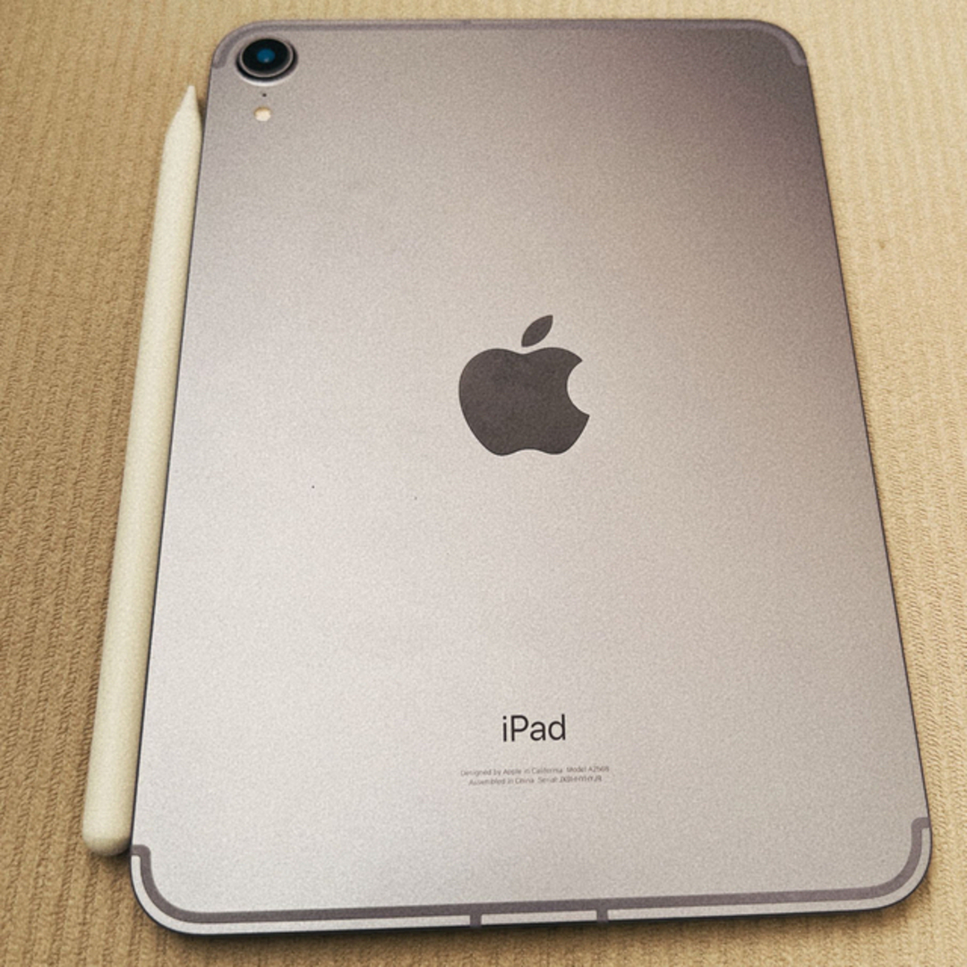 iPad(アイパッド)のiPad mini6 64GB Cellular 第6世代 パープル ペン付き スマホ/家電/カメラのPC/タブレット(タブレット)の商品写真