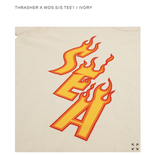 THRASHER X WDS S/S TEE1 / IVORY