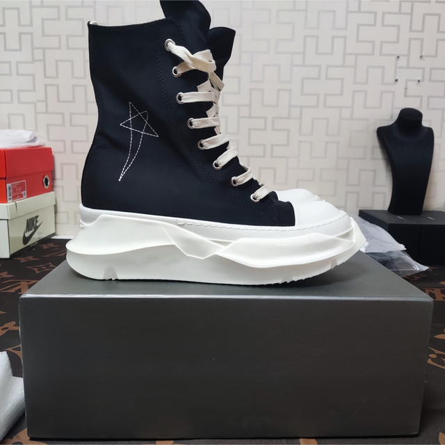 驚きの価格 Rick Owens Drkshdw abstract アブストラクト スニーカー